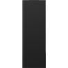 Mexen Flat VR20S radiátor panelový 2000 x 600 mm, dolné stredné pripojenie, 1417 W, čierny - W6VR20S-200-060-70