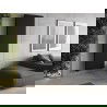 Mexen Flat VS20S radiátor s panelom 1600 x 600 mm, dolné stredné pripojenie, 1191 W, čierny - W6VS20S-160-060-70