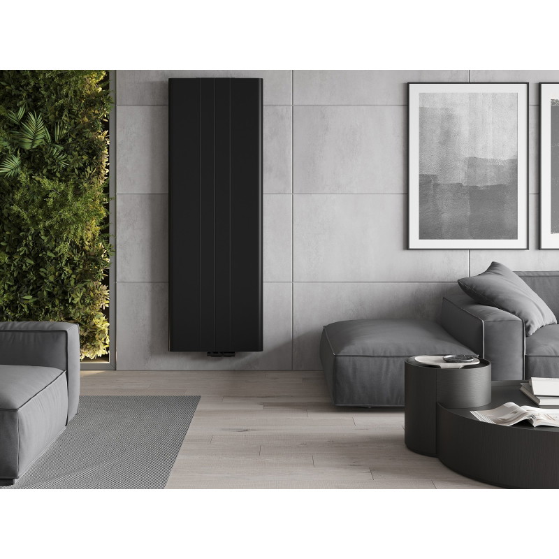 Mexen VR20SL Line doskový radiátor 1600 x 500 mm, dolné stredové pripojenie, 993 W, čierny - W6-160-050-70