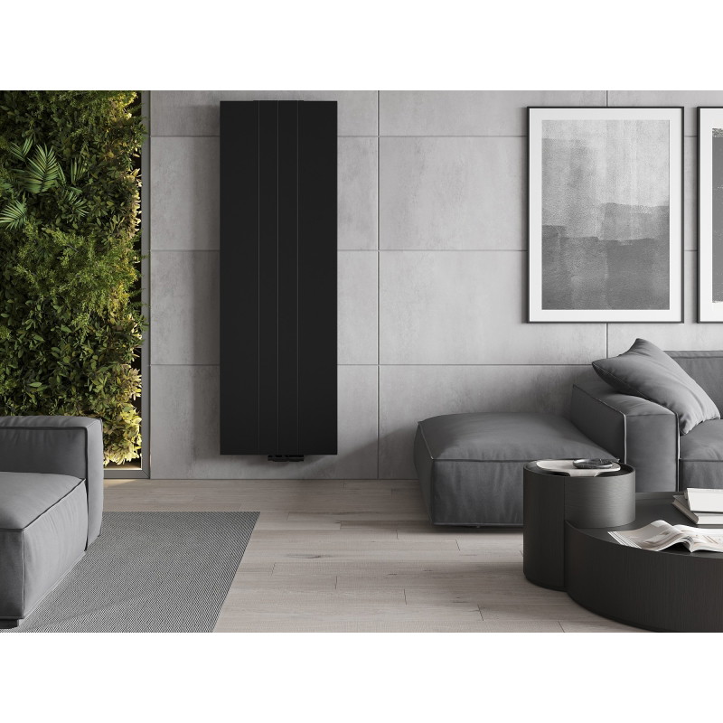 Mexen VS20SL Line radiátor panelový 1800 x 300 mm, spodné stredné pripojenie, 654 W, čierny - W6-180-030-70