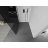Mexen Kioto sprchová stena Walk-in 80 x 200 cm, grafit 8 mm, gun gray brúsený - 800-080-101-66-40