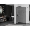 Mexen Kioto sprchová stena Walk-in 80 x 200 cm, grafit 8 mm, gun gray brúsený - 800-080-101-66-40