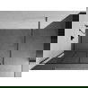 Mexen Kioto sprchová stena Walk-in 100 x 200 cm, čierny vzor 8 mm, gun gray brúsený - 800-100-101-66-77