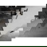 Mexen Kioto voľne stojaca sprchová stena 140 x 200 cm, transparentná 8 mm, brúsená farba gun gray - 800-140-002-66-00