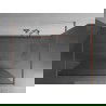 Mexen Kioto voľne stojaca sprchová stena 120 x 200 cm, transparent 8 mm, leštená medi - 800-120-002-65-00