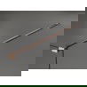 Mexen Kioto voľne stojaca sprchová stena 140 x 200 cm, priehľadné 8 mm, kartáčovaný bronz - 800-140-002-65-00