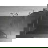 Mexen Kioto voľnostojaca sprchová stena 105 x 200 cm, priehľadná 8 mm, kartáčovaný nikl - 800-105-002-97-00
