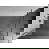 Mexen Kioto sprchová stena Walk-in 70 x 200 cm, biely vzor 8 mm, gun gray brúsený - 800-070-101-66-85