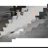 Mexen Kioto voľne stojaca sprchová zástena 100 x 200 cm, matné 8 mm, kartáčovaná medi - 800-100-002-65-30