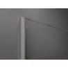 Mexen Kioto sprchová stena Walk-in 70 x 200 cm, biely vzor 8 mm, niklovaný - 800-070-101-97-85