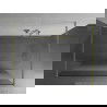 Mexen Kioto voľne stojaca sprchová stena 140 x 200 cm, transparentná/matné 8 mm, zlato brúsené - 800-140-002-55-35