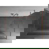 Mexen Kioto voľne stojaca sprchová stena 140 x 200 cm, transparentné/matné 8 mm, brúsená medi - 800-140-002-65-35