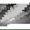 Mexen Kioto voľne stojaca sprchová zástena 110 x 200 cm, transparentné/mätové 8 mm, kartáčovaný nikl - 800-110-002-97-35