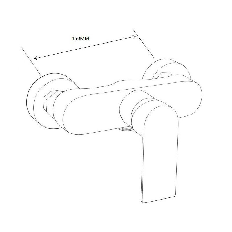 Mexen Carl nadomietková sprchová súprava s dažďovou sprchou a sprchovou batériou Royo, čierna - 72240240-70