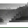 Mexen Kioto voľne stojaca sprchová zástena 130 x 200 cm, grafit 8 mm, brúsený nikel - 800-130-002-97-40