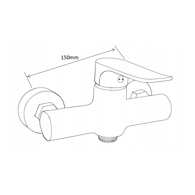 Mexen Erik vnútorná sprchová súprava s dažďovou sprchou a sprchovou batériou Pecos, čierna - 72740205-70