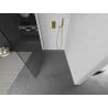 Mexen Kioto L sprchová zástena Walk-in 60 x 200 cm, transparentná, zlatá - 800-060-103-50-00
