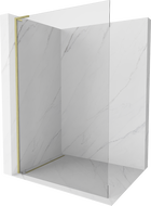 Mexen Kioto L sprchová zástena Walk-in 90 x 200 cm, transparentná, zlatá brúsená - 800-090-103-55-00