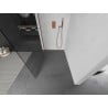 Mexen Kioto L sprchová zástena Walk-in 60 x 200 cm, transparentná, ružové zlato - 800-060-103-60-00