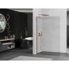 Mexen Kioto L sprchová zástena Walk-in 60 x 200 cm, transparentná, ružové zlato - 800-060-103-60-00