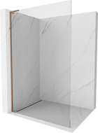 Mexen Kioto L sprchový panel Walk-in 90 x 200 cm, transparentný, ružové zlato - 800-090-103-60-00