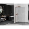 Mexen Kioto L sprchová stena Walk-in 105 x 200 cm, priehľadná, brúsená meď - 800-105-103-65-00