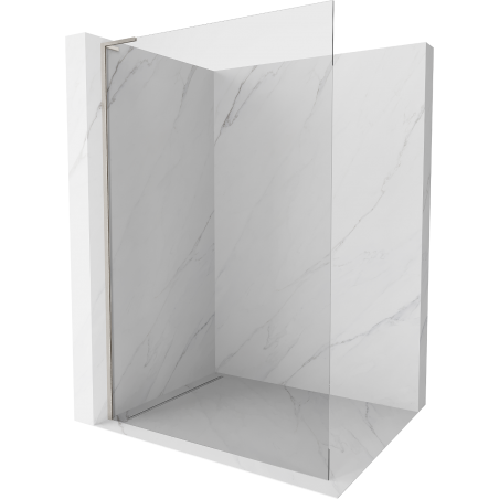 Mexen Kioto L sprchová stena Walk-in 100 x 200 cm, transparentná, brúsený nikel - 800-100-103-97-00