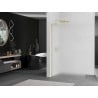 Mexen Kioto L sprchová zástena Walk-in 70 x 200 cm, mliečna, zlatá - 800-070-103-50-30