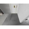 Mexen Kioto L sprchová zástena Walk-in 70 x 200 cm, mliečna, zlatá - 800-070-103-50-30