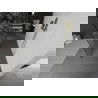 Mexen Kioto voľne stojaca sprchová zástena 110 x 200 cm, biely vzor 8 mm, zlatá brúsená - 800-110-002-55-85
