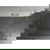 Mexen Kioto voľne stojaca sprchová stena 140 x 200 cm, biely vzor 8 mm, zlatá kartáčovaná - 800-140-002-55-85
