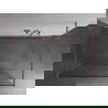 Mexen Kioto voľne stojaca sprchová stena 110 x 200 cm, biely vzor 8 mm, brúsená meď - 800-110-002-65-85