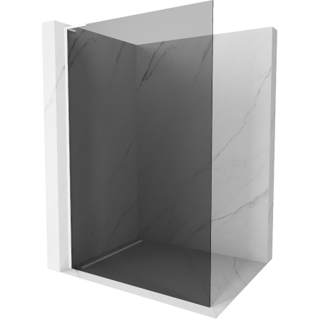 Mexen Kioto L sprchová stena Walk-in 80 x 200 cm, grafit, biela - 800-080-103-20-40