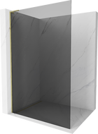 Mexen Kioto L sprchová stena Walk-in 100 x 200 cm, grafitová, zlatá - 800-100-103-50-40