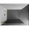 Mexen Kioto L sprchová stena Walk-in 80 x 200 cm, grafit, zlatá brúsená - 800-080-103-55-40