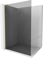 Mexen Kioto L sprchová stena Walk-in 120 x 200 cm, grafit, zlatá brúsená - 800-120-103-55-40