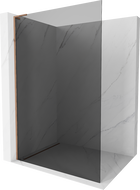 Mexen Kioto L sprchová zástena Walk-in 70 x 200 cm, grafit, ružové zlato - 800-070-103-60-40