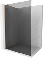 Mexen Kioto L sprchová stena Walk-in 100 x 200 cm, grafit, brúsená medi - 800-100-103-65-40