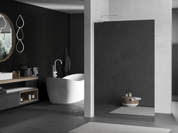 Mexen Kioto L sprchová stěna Walk-in 80 x 200 cm, zrcadlo, bílá - 800-080-103-20-50