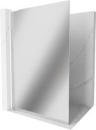 Mexen Kioto L sprchová stena Walk-in 110 x 200 cm, zrkadlo, biela - 800-110-103-20-50