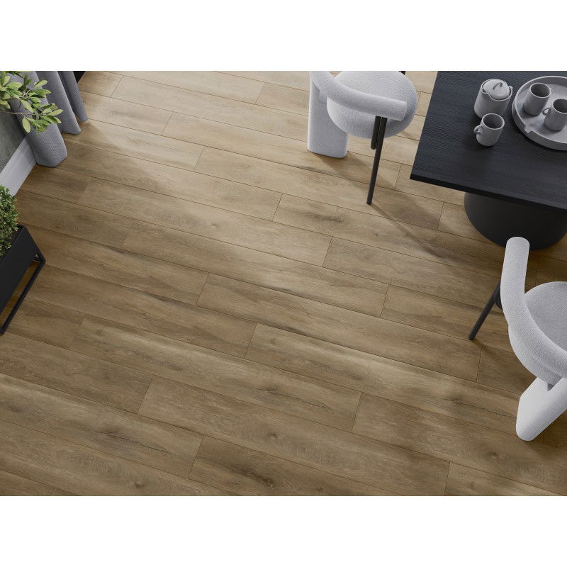 Mexen Long Creek vinylové panely 1240 x 182 mm SPC 6,5 mm, podložka IXPE 1,5 mm, 4 V-drážka, dub - F1050-1240-182-505-4V1-01