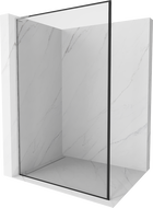 Mexen Kioto L sprchová stena Walk-in 50 x 200 cm, čierny vzor, chróm - 800-050-103-01-70