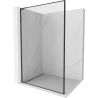 Mexen Kioto L sprchová stena Walk-in 120 x 200 cm, čierny rám, čierna - 800-120-103-70-70