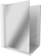 Mexen Kioto L sprchová stena Walk-in 80 x 200 cm, zrkadlo, chróm - 800-080-103-01-50