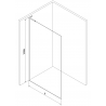 Mexen Kioto L sprchová stena Walk-in 100 x 200 cm, zrkadlová, chróm - 800-100-103-01-50