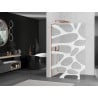 Mexen Kioto L priečka do sprchy Walk-in 100 x 200 cm, biely vzor, ružové zlato - 800-100-103-60-97
