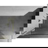Mexen Kioto L sprchová stěna Walk-in 100 x 200 cm, bílý vzor, zlatá kartáčovaná - 800-100-103-55-97
