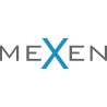 Mexen Kioto sprchová stena Walk-in 100 x 100 cm, čierny vzor, leštený nikel - 800-100-202-97-70-100