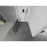 Mexen Kioto sprchová stena Walk-in 120 x 200 cm, transparentná/mat 8 mm, gun metal - 800-120-101-95-35