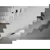 Mexen Kioto sprchová stěna Walk-in 140 x 200 cm, transparentní/matné 8 mm, gun metal - 800-140-101-95-35